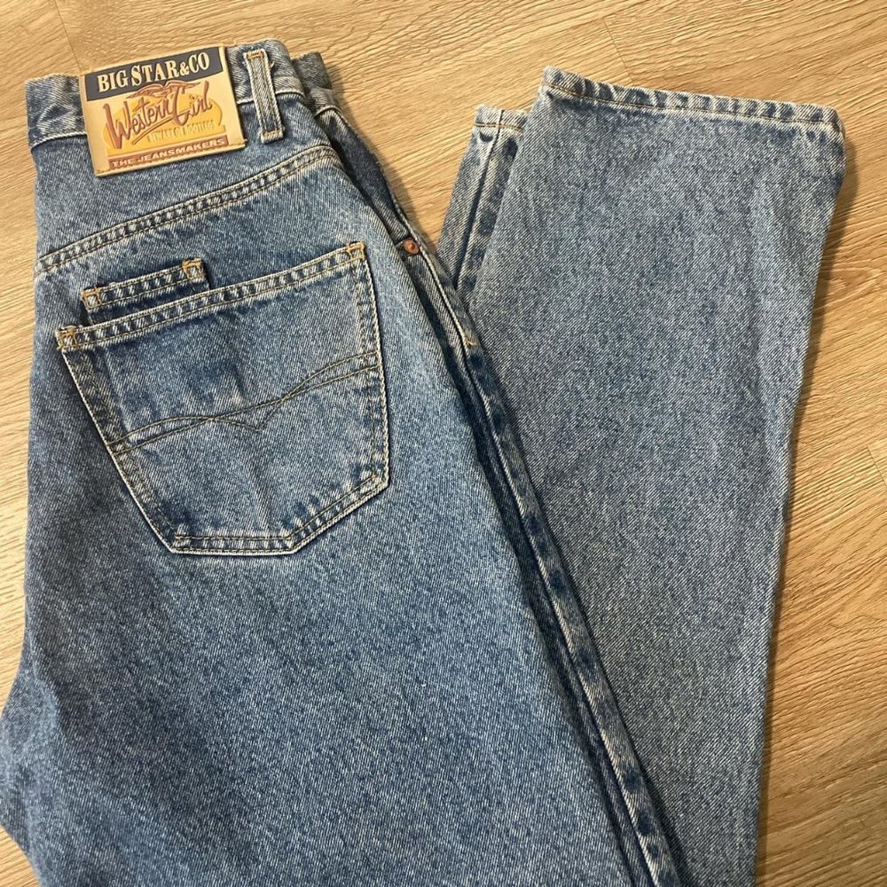 Vintage big star and co western girl jeans